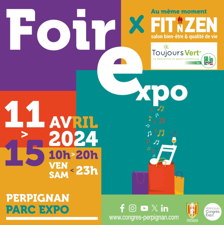 gazon synthétique Foire Exposition Perpignan 2024