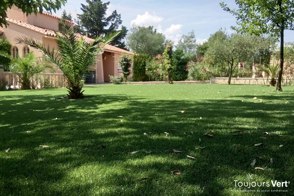 Jardin gazon synthétique Perpignan