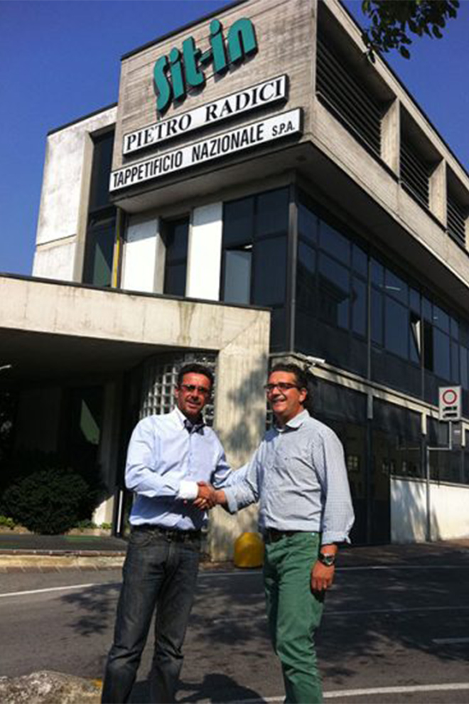 Pietro Radici et Jean Michel Nicoulet partenaire-Toujoursvert