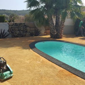 L'installation du gazon synthétique