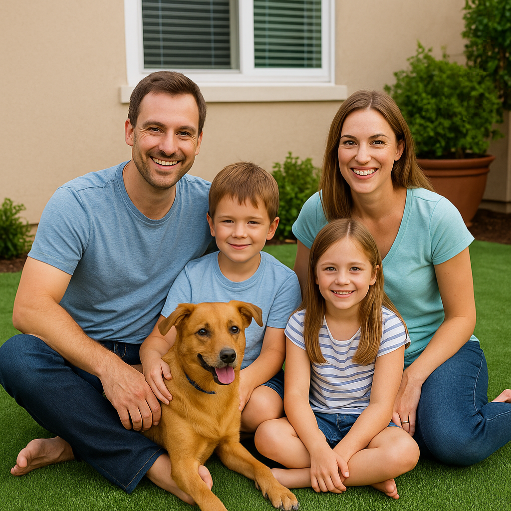 Gazon synthétique et animaux