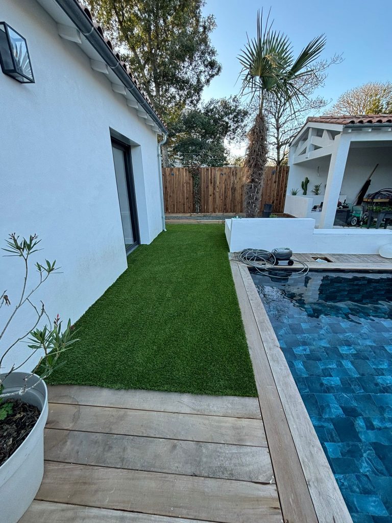 pose gazon synthetique quand