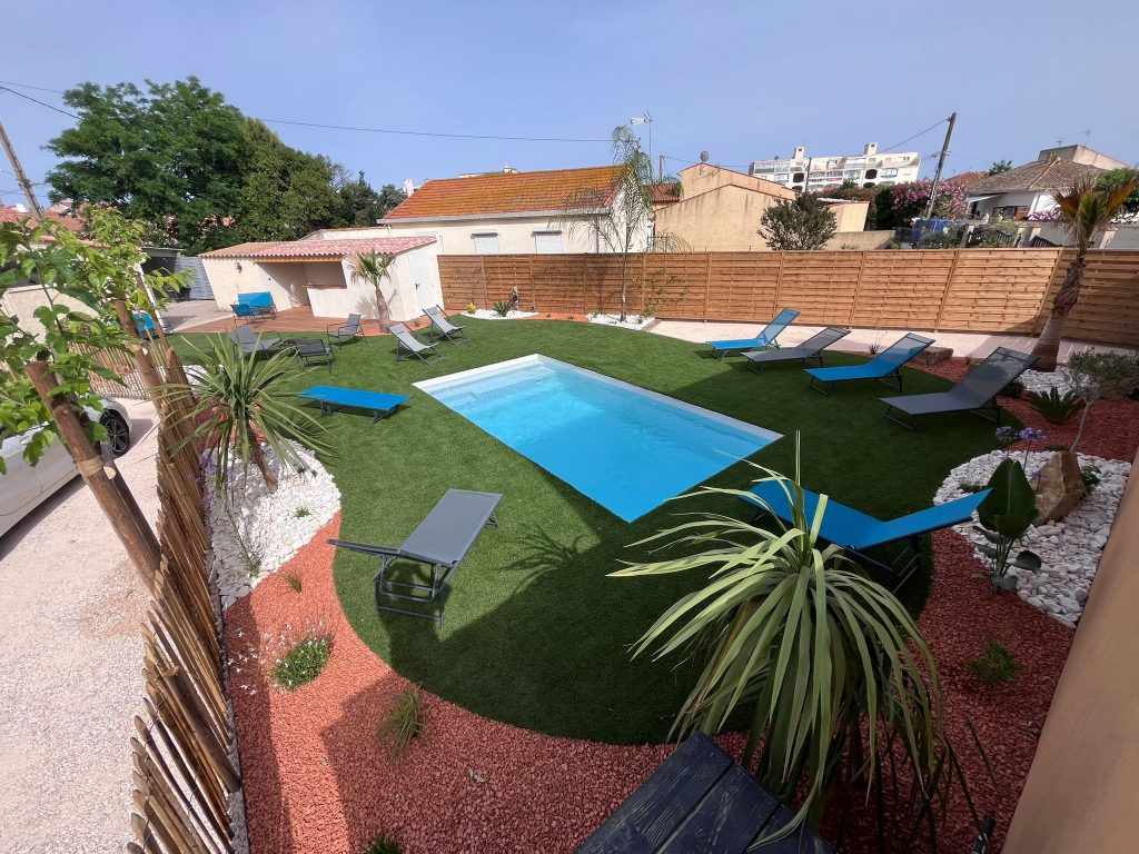 aménagement paysager piscine Béziers